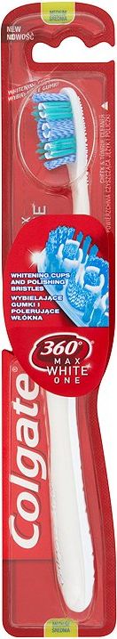 Colgate 360° Max White One Střední zubní kartáček - obrázek 1