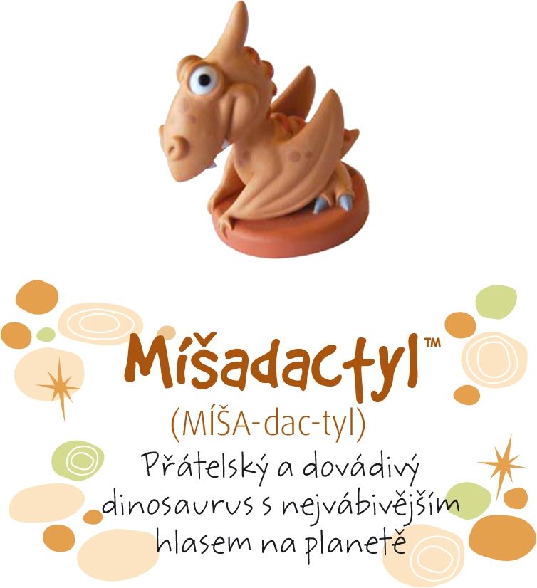 LOLA BABY ALBI Dino pokladnička - Míšadactyl - obrázek 1