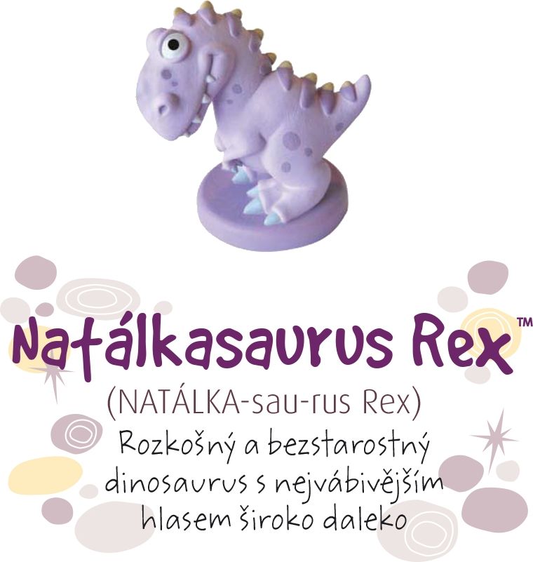 LOLA BABY ALBI Dino pokladnička - Natálkasaurus Rex - obrázek 1