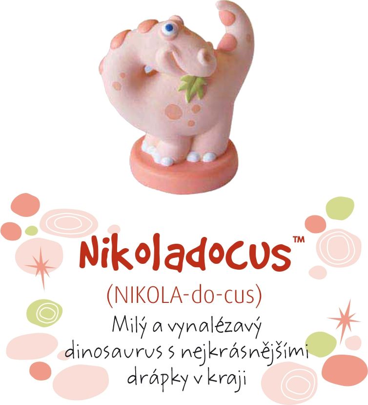 LOLA BABY ALBI Dino pokladnička - Nikoladocus - obrázek 1