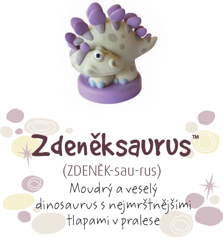 LOLA BABY ALBI Dino pokladnička - Zdeněksaurus - obrázek 1