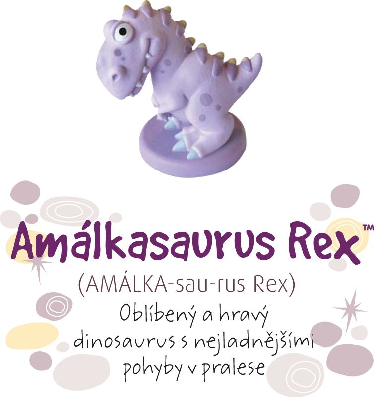 LOLA BABY ALBI Dino pokladnička - Amálkasaurus Rex - obrázek 1