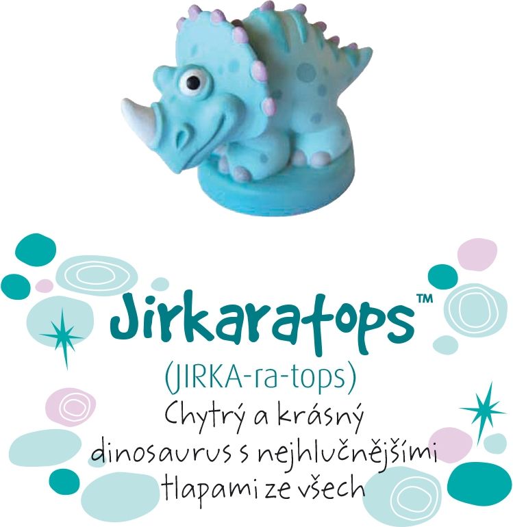 LOLA BABY ALBI Dino pokladnička - Jirkaratops - obrázek 1