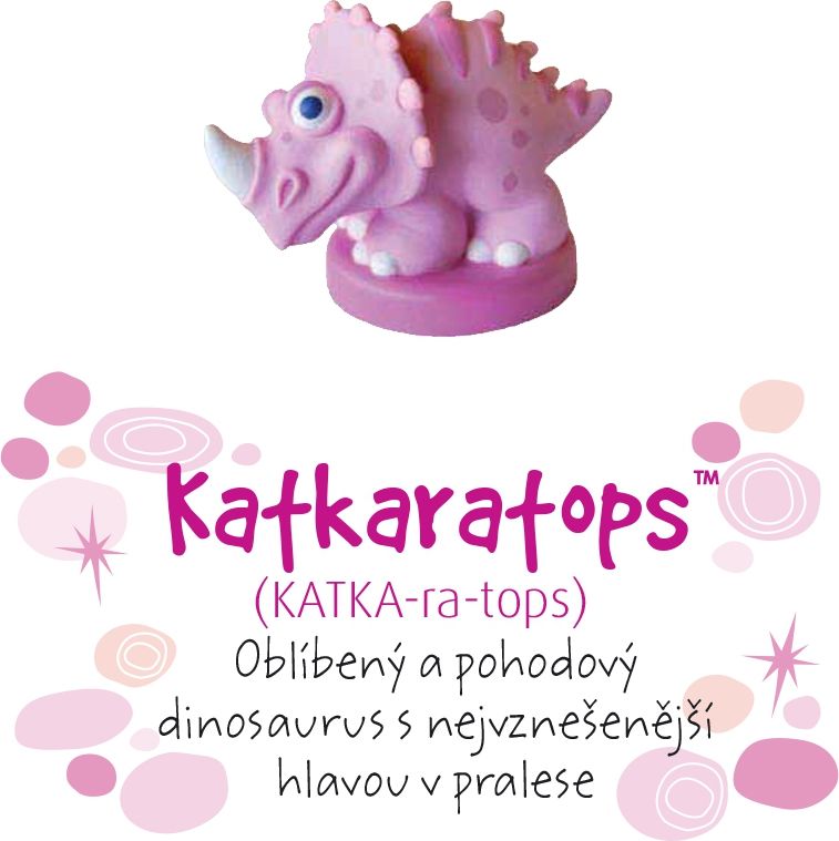 LOLA BABY ALBI Dino pokladnička - Katkaratops - obrázek 1