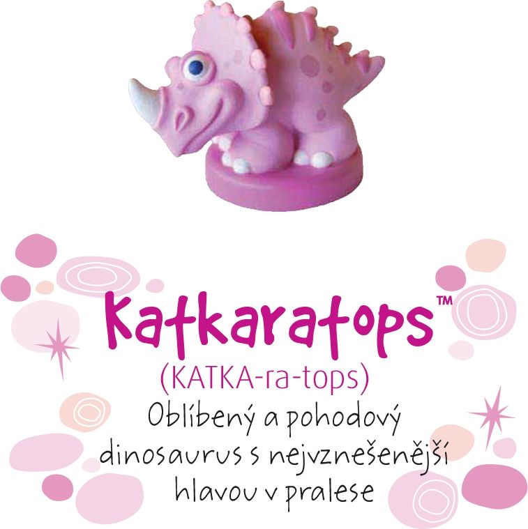 LOLA BABY ALBI Dino pokladnička - Katkaratops - obrázek 1