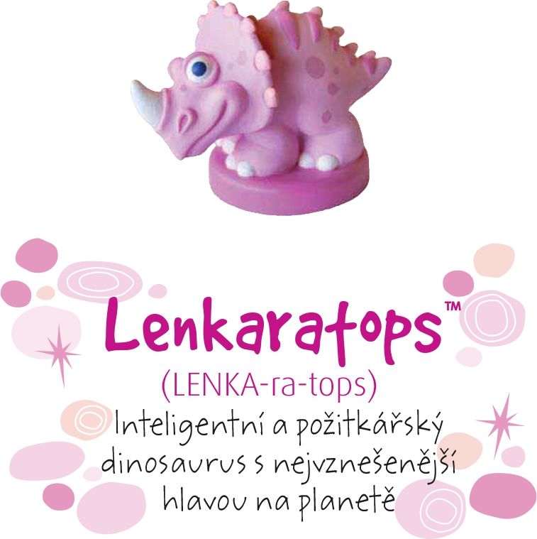 LOLA BABY ALBI Dino pokladnička - Lenkaratops - obrázek 1