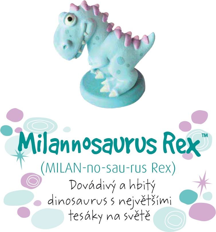 LOLA BABY ALBI Dino pokladnička - Milannosaurus Rex - obrázek 1