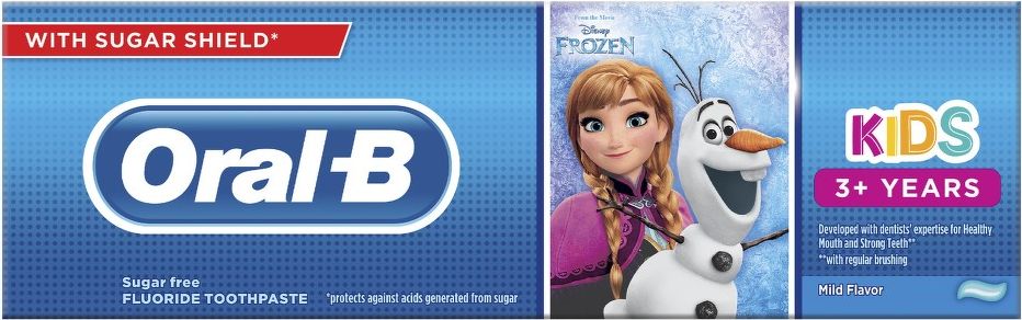 Oral-B zubní pasta dětská Frozen/Cars 75ml - obrázek 1