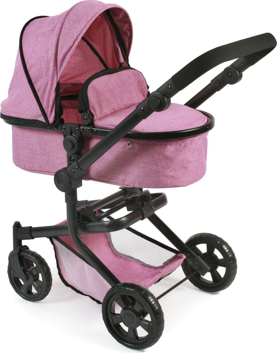 Bayer Chic Kočárek pro panenky Mika Pink Jeans - obrázek 1