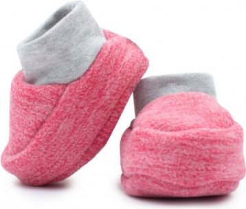 Kojenecké fleecové capáčky Baby Service Baby Deer, Růžová, Malé - obrázek 1