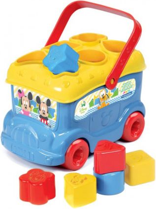 BABY CLEMENTONI, Clemmy Vkládací autíčko Mickey - obrázek 1