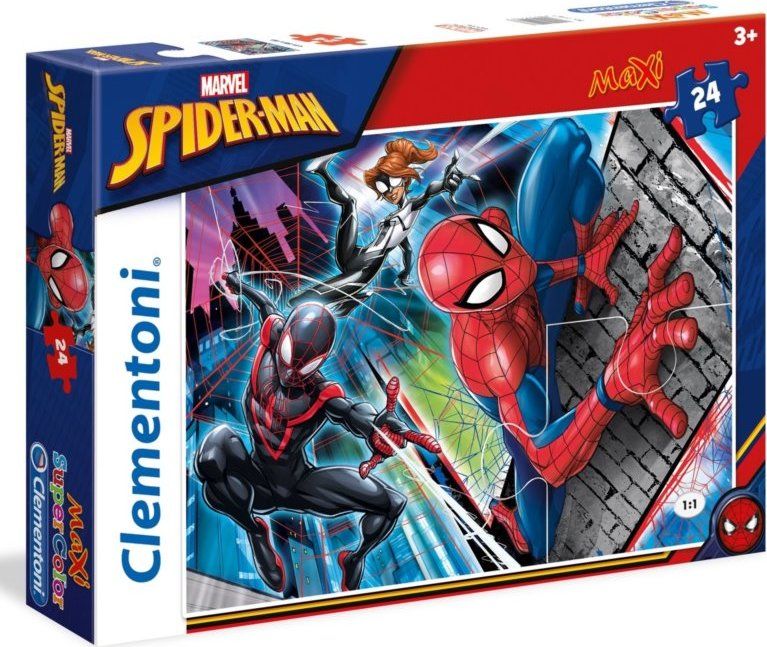 CLEMENTONI Puzzle Spiderman MAXI 24 dílků - obrázek 2