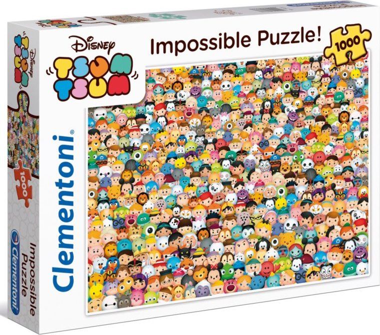CLEMENTONI Puzzle Tsum Tsum: Impossible 1000 dílků - obrázek 2