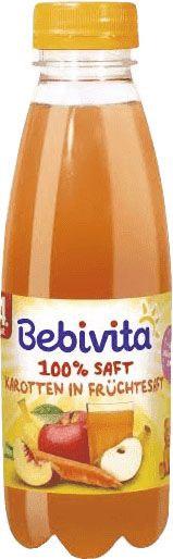 3x BEBIVITA Mrkvovo-ovocná šťáva (500 ml) - obrázek 2