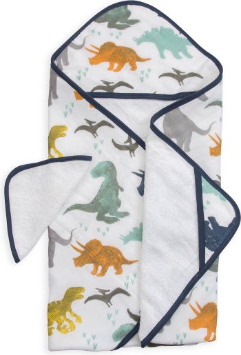 Little Unicorn Osuška s kapucí a žínka Dino Friends - obrázek 1