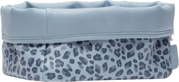 Bebe-Jou Textilní košík na kojenecké potřeby Leopard Blue - obrázek 1
