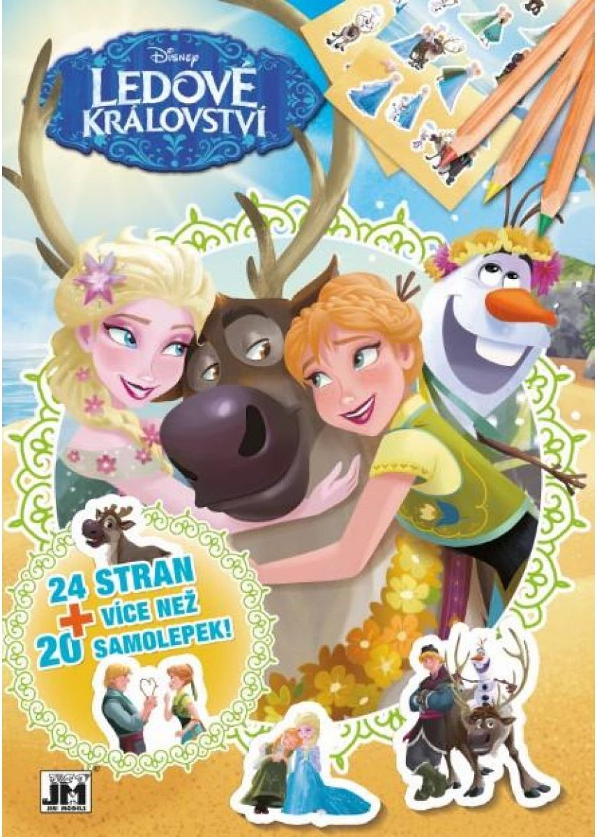 Jiří Models Omalovánky A4 Ledové království - obrázek 1