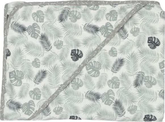 Bebe-jou Mušelínový ručník s kapucí bambus Fabulous Jungle - obrázek 1