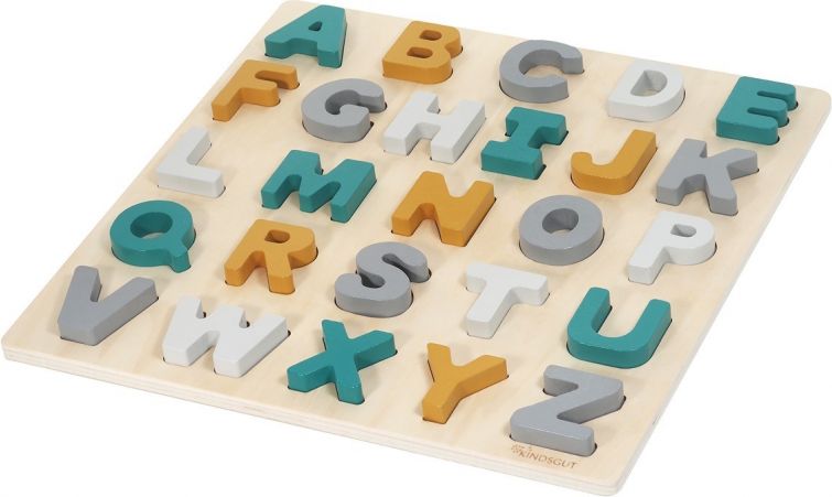 KINDSGUT Dřevěné puzzle ABC Caspar - obrázek 1