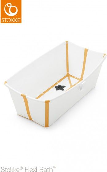 Stokke Skládací vanička Flexi Bath®, White Yellow - obrázek 1