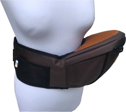 MATTELA HIPSEAT BOB - ergonomické poponášedlo, Chocolate Brown - obrázek 1