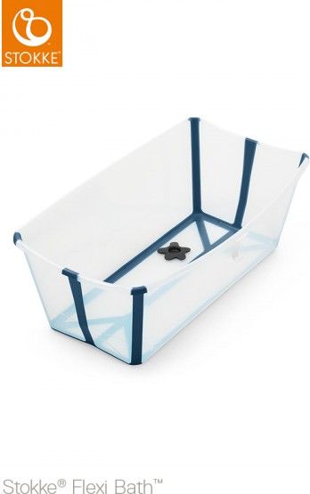 Stokke Skládací vanička Flexi Bath®, Transparent Blue - obrázek 1