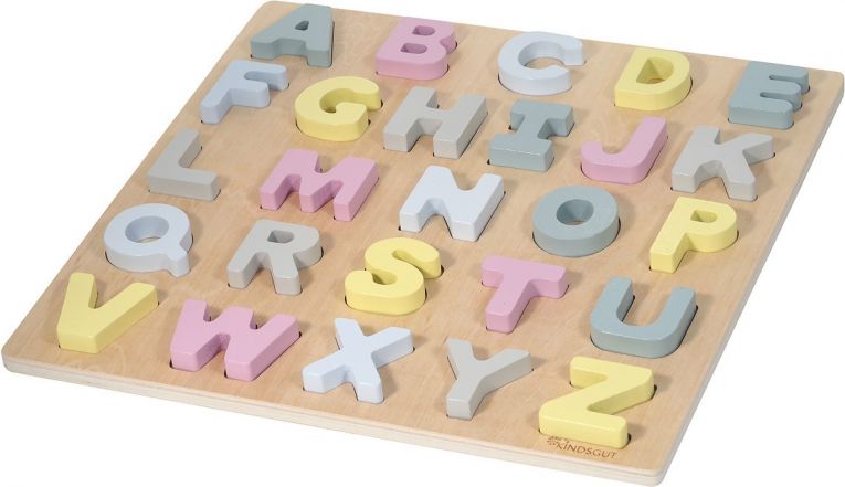 KINDSGUT Dřevěné puzzle ABC Hanna - obrázek 1