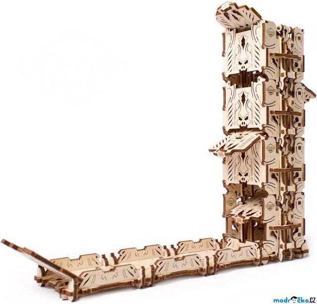 3D mechanický model - Games, Dice Tower (Ugears) - obrázek 1