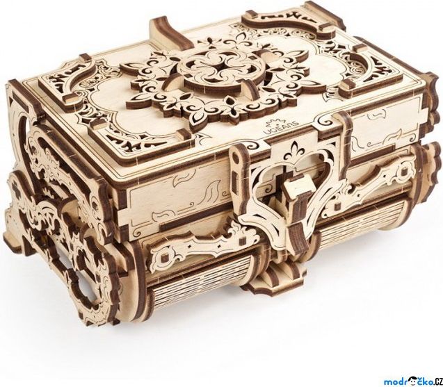 3D mechanický model - Šperkovnice starožitná (Ugears) - obrázek 1