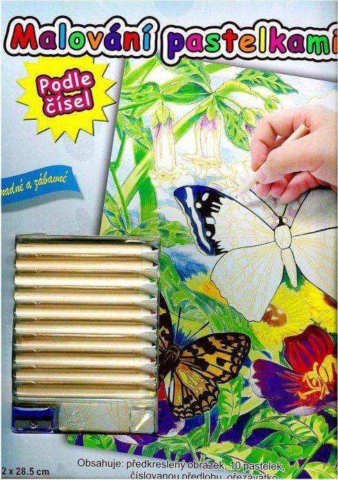 ARTLOVER Malování pastelkami - Motýlci - obrázek 1