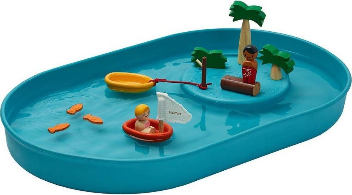 Plan Toys Vodní hra s jezírkem - obrázek 1