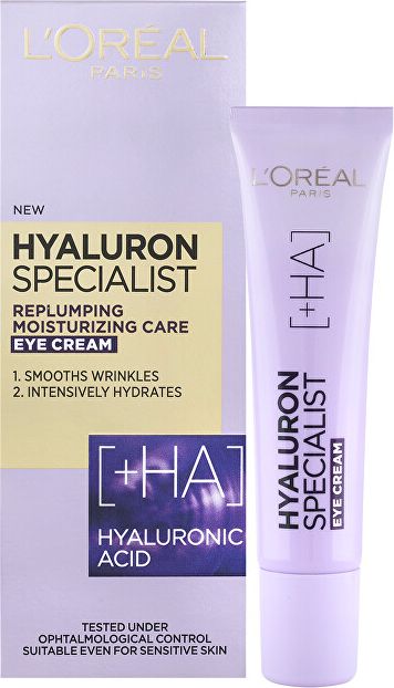 L´Oréal Paris Vyplňující hydratační oční krém Hyaluron Specialist  15 ml - obrázek 1