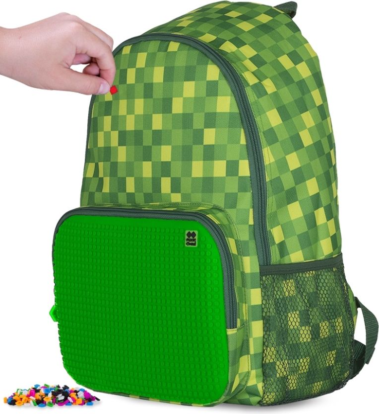 PIXIE CREW volnočasový batoh Minecraft ZELENÁ KOSTKA - obrázek 1