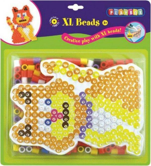 PLAYBOX Zažehlovací korálky XL - Kočka 265 ks - obrázek 1