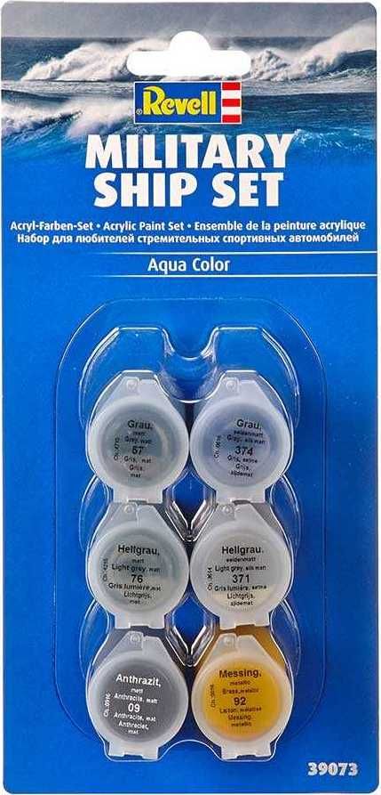 REVELL Sada barev Aqua Color 39073 - Military Ship Set - obrázek 1