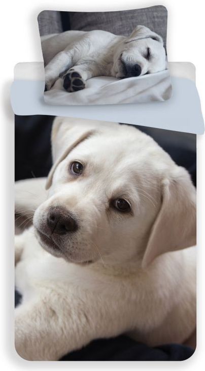 3D Povlečení Štěně Labrador micro 140/200, 70/90 - obrázek 1