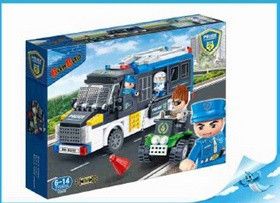 BanBao stavebnice Police policejní dodávka zpětný chod - obrázek 1