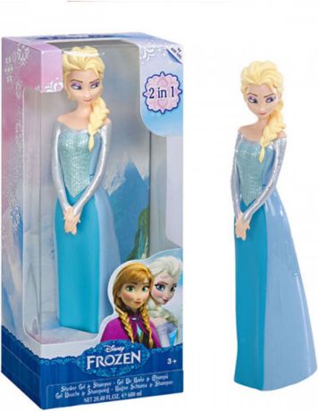 EP Line Sprchový gel a šampon 2 v 1 Frozen 3D Elsa  600 ml - obrázek 1