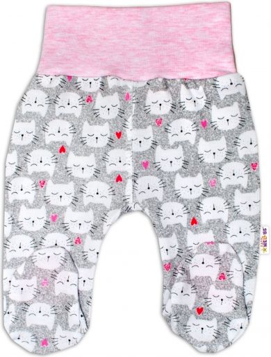 Baby Nellys Kojenecká dívčí sada polodupaček Baby Nellys ® - 3 ks, vel. 62 62 (3-6m) - obrázek 3