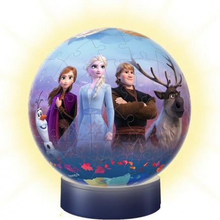 RAVENSBURGER Svítící puzzleball Ledové království 2, 72 dílků - obrázek 1