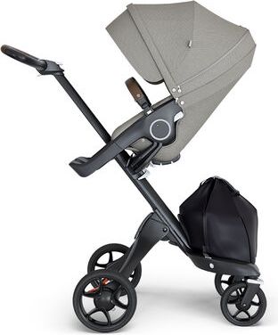 Stokke Kočárek Xplory®, hnědé madlo - Brushed Grey - obrázek 1