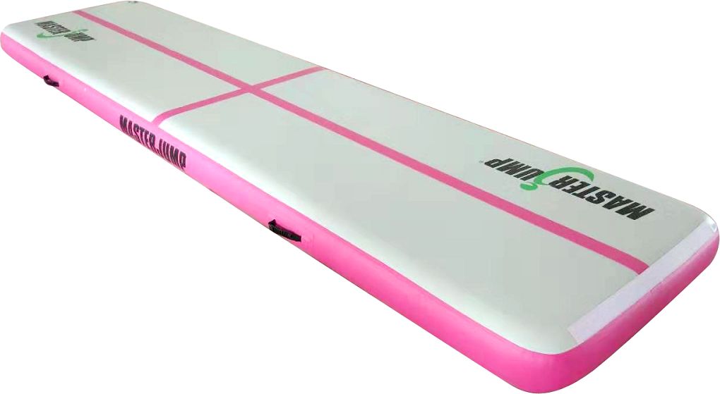 Airtrack MASTERJUMP nafukovací žíněnka 400 x 100 x 20 cm - růžová - obrázek 1