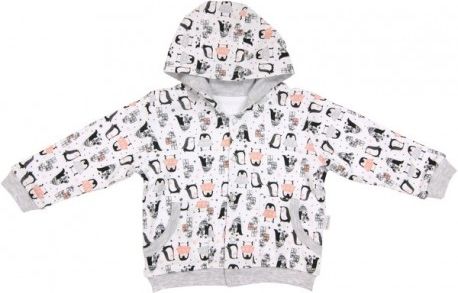 Mikinka s kapucí Penguin, Velikost koj. oblečení 98 (24-36m) - obrázek 1