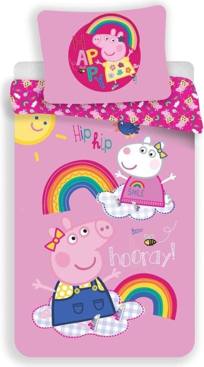 Povlečení Peppa Pig 014 140/200, 70/90 - obrázek 1