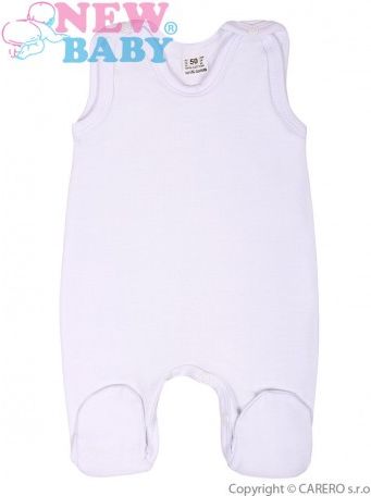Dupačky bílé New Baby Classic, Bílá, 62 (3-6m) - obrázek 1