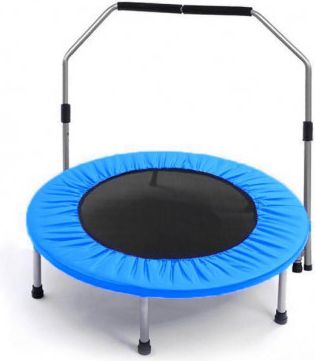 SKLADACÍ FITNESS 100 CM s madlem Modrá - obrázek 1