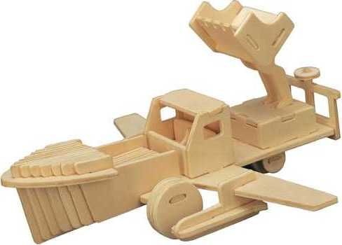 WOODCRAFT CONSTRUCTION KIT Woodcraft Dřevěné 3D puzzle raketa - obrázek 1