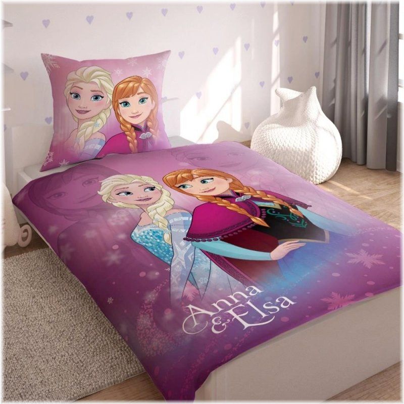 Detexpol · Dětské ložní povlečení Ledové království - Frozen - Anna & Elsa - 100% bavlna - 70 x 90 + 140 x 200 cm - obrázek 2