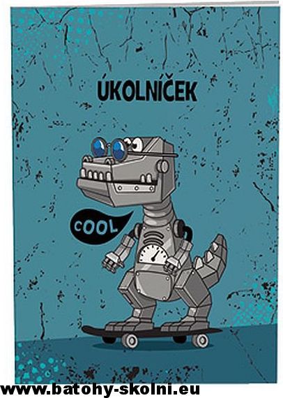 Školní úkolníček Stil A6 Cool Robot - obrázek 1