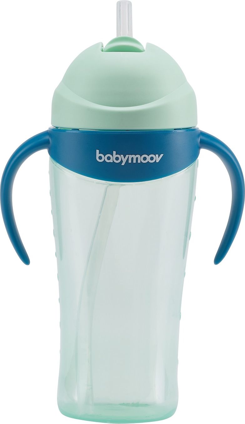 BABYMOOV Hrníček s brčkem 300ml Azur - obrázek 1